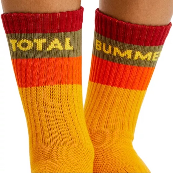 Mother Denim Baby Steps Total Bummer Black Mustard Yellow Hunter Green Socks - Picture 2 of 6